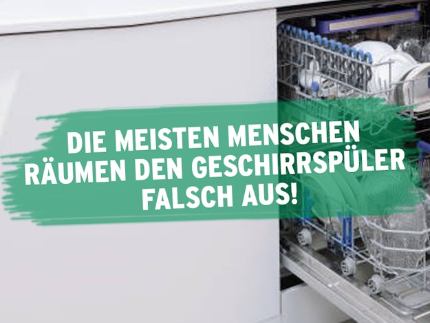 So räumst Du den Geschirrspüler richtig aus! RADIO PSR